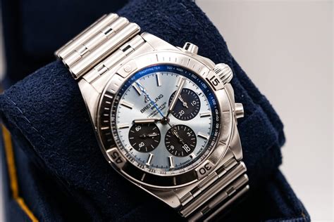 breitling blue chronomat|Breitling Chronomat price range.